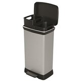 Curver KOSZ NA ŚMIECI Z PEDAŁEM 23L+23L /IML METALIZOWANY | shoptok.hr