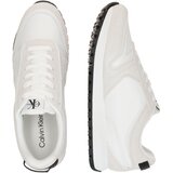 Calvin Klein Jeans Nizke superge 'TOOTHY RUNNER' siva / črna / bela / off-bela | Shoptok.si