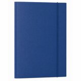  Cardboard Folder with Elastic Band, Lacquered, A4, 300 g/m2, Blue | shoptok.hr