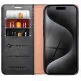 forcell F-PROTECT RFID Blocker preklopni ovitek za iPhone 14 Pro Max črn | Shoptok.si