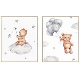 knor Otroške slike v kompletu 2 ks 30x40 cm Teddy Bears – | Shoptok.si