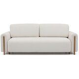 ELTAP Sklopiva/s prostorom za odlaganje sofa od bouclé tkanine boje slonovače 244 cm Arcadova – | shoptok.hr
