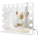 LED ogledalo za ličenje (steklo, kovina) 58D x 14Š x 48V cm – bela, (5000242283)