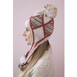 Kesi Women's Cap with Long Ears Eunika K322 Beige+Foxy | shoptok.hr