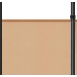  Razdjelnik prostora s 6 panela Bež 300 x 220 cm Tkanina | shoptok.hr