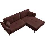P & B KOTNA SEDEŽNA GARNITURA, gladka tkanina bordo | Shoptok.si