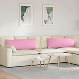 vidaXL jastučići za sofu 2 pcs ružičasta 120 x 40 cm tkanina | shoptok.hr
