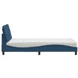  Krevet s madracem plavi 100 x 200 cm od tkanine | shoptok.hr