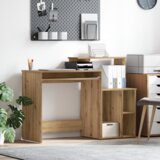 vidaXL Stol s pohranjivanjem Hrast 120.5x44x88.5 cm Konstruirano drvo | shoptok.hr
