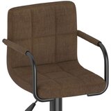 vidaXL Barski stolčki 2 kosa rjavo blago, (20968399) | Shoptok.si