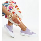 Gemre Eduard's Purple Canvas Sneakers | Shoptok.si