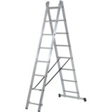 Axial dvodelne aluminijumske merdevine 2x8 / 3,45cm Cene