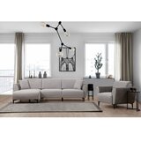 Atelier Del Sofa aren left - grey grey corner sofa-bed | ePonuda.com