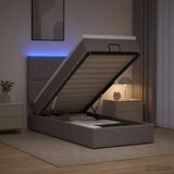  Krevet od pjene s madracem i LED-om Sivosmeđa 100 x 200 cm | shoptok.hr