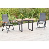 Gardenson VRTNI SET aluminij barve grafita, barve akacije barve grafita, barve akacije | Shoptok.si