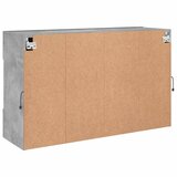 TV ormarić s LED svjetlima siva boja betona 98,5x30x60,5 cm | shoptok.hr