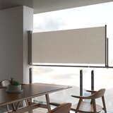 vidaXL uvlačiva bočna tenda za terasu 100 x 300 cm krem Cijene
