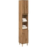 vidaXL Kopalniška omarica artisan hrast 30x30x190 cm inženirski les | Shoptok.si
