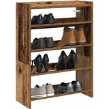 vidaXL Stalak za cipele boja staro drvo 80x25x61,5cm konstruirano drvo Cijene