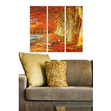 Wallity MDF115771282 multicolor decorative mdf painting (3 pieces) | ePonuda.com