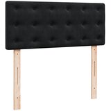  Krevet box spring s madracem crni 120 x 190 cm baršunasti | shoptok.hr