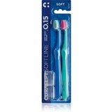 Curasept Softline 0.15 Soft 2pack zobna ščetka 2 kos | Shoptok.si