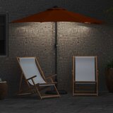  Vrtni suncobran Terakota 294 x 150 x 223 cm Poliester i čelik | Eponuda.ba