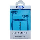 Ofia handsfree univerzalne slušalice M-09 3.5mm sa mikrofonom plave --B181 | ePonuda.com