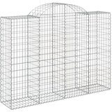  Lučne gabionske košare 11kom 200x50x140/160cm pocinčano željezo | shoptok.hr