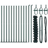  Ograđen lanac s 13 flanged postova 1x25 m Cinkovana čelična | shoptok.hr