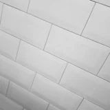Zidna pločica Metro (10 x 20 cm, Bijele boje, Sjaj)