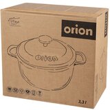 Orion Lonac od lijevanog željeza s poklopcem prikladni za indukcijsko kuhalo 3,3 l LITINA SMALT – | shoptok.hr