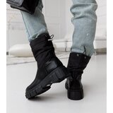 Gemre Black insulated quilted snow boots Hoffman | ePonuda.com