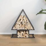  Stalak za drva crni 50x25x60cm hladno valjani čelik | shoptok.hr