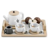 Kinder Home dečiji drveni set za čaj i kafu sa dodacima belo-sivi ( V10B318B ) | Eponuda.com