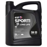 ELF motorno olje Sporti 9 Long Life, 5W-30, 5L Cene