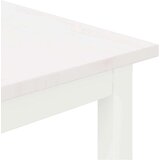 Stolić za kavu Bijelo 50 x 50 x 36 cm Čvrsto borovo drvo | shoptok.hr