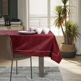 AmeliaHome Stolnjak Gaia s manšetom i obrubom 130x130 cm, bordo | shoptok.hr