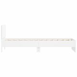  Okvir kreveta s uzglavljem bijeli 90 x 200 cm konstruirano drvo | shoptok.hr