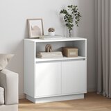 vidaXL Bife in omare Beli MDF Standardno Bife Pravokoten Moderno | Shoptok.si