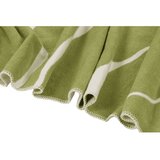noo.ma Zeleno-kremno bela odeja 150x200 cm Felu – | Shoptok.si