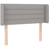 Uzglavlje svjetlosivo 83x16x78/88 cm od tkanine | shoptok.hr