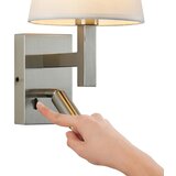  Brilagi - LED zidna lampa DEYA 1xE14/40W/230V + LED/3W bela/mat hrom | Eponuda.com