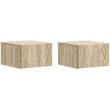 Stolna montirana na zid 2 pcs Hrast sonoma 34,5 x 33 x 20 cm | shoptok.hr