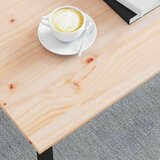  Stolić za kavu Prirodna 100 x 50 x 45 cm Čvrsto borovo drvo | shoptok.hr