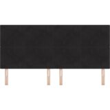 vidaXL LED uzglavlje Crno 100 cm Baršun | shoptok.hr
