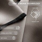 Restilo BLACKOUT curtain, beige, plain, classic, tieback, classic style, multifunctional tape, heavyweight blackout fabric, 140 x 260 cm | shoptok.hr