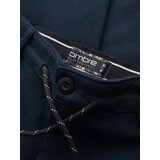 Ombre Men's knitted pants with elastic waistband - navy blue | shoptok.hr