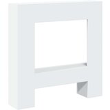 vidaXL Okvir za kamin bel 81x18x82 cm inženirski les | Shoptok.si