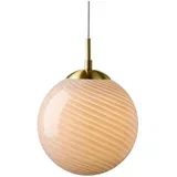 748570 - Visilica na sajli CANDY 1xE27/25W/230V prečnik 30 cm siva/mesing